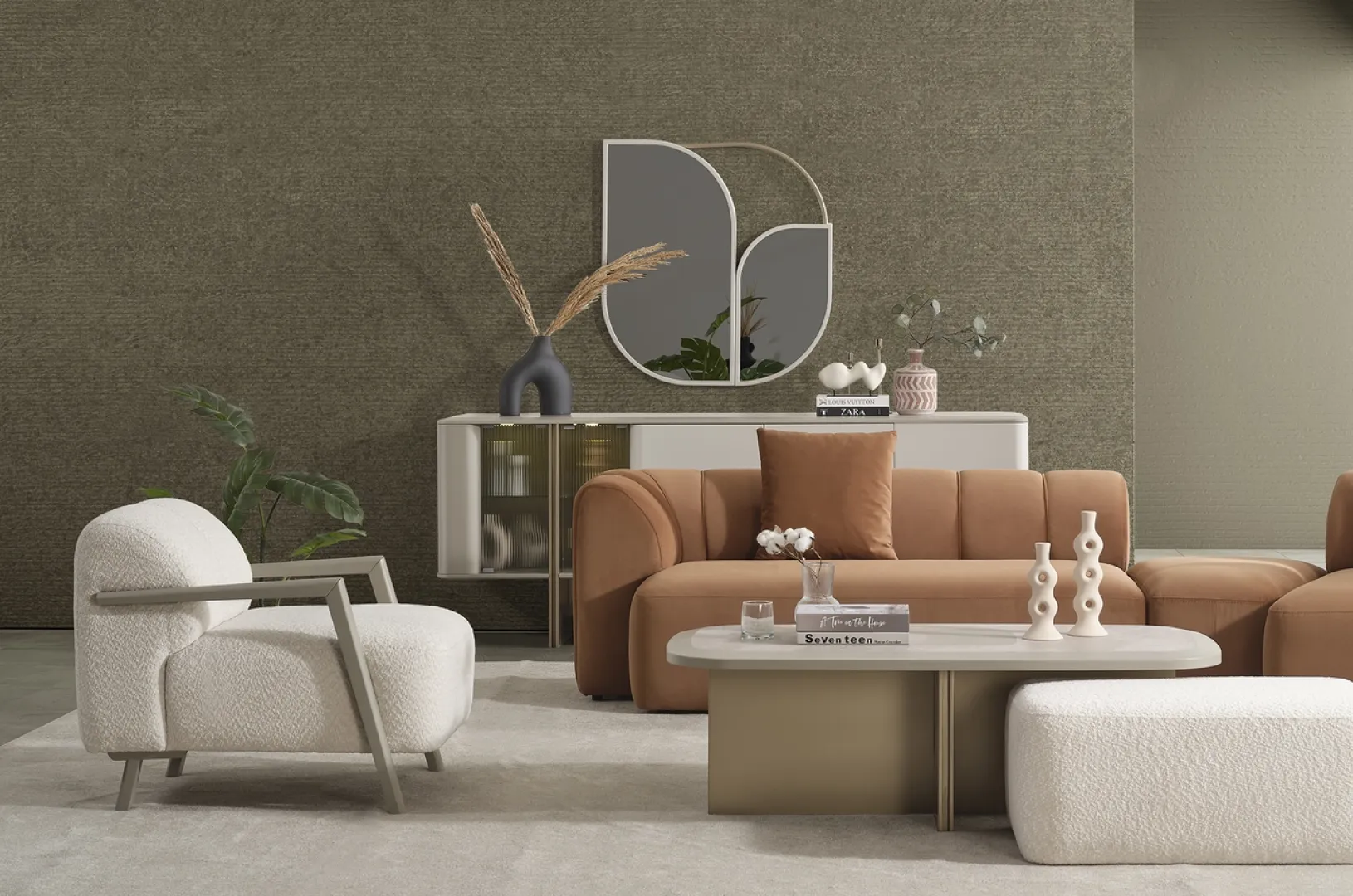 Harley Köşe Takımı - Turuncu