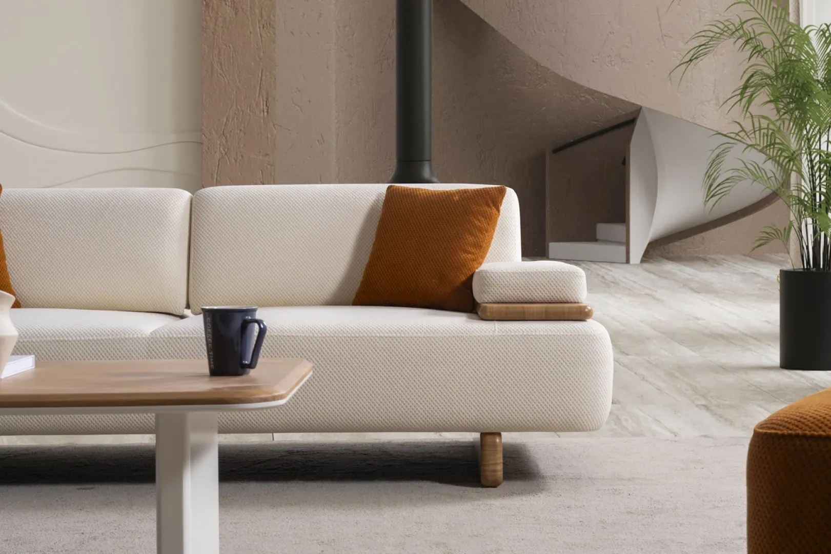 Lisa Koltuk Takımı - Kiremit