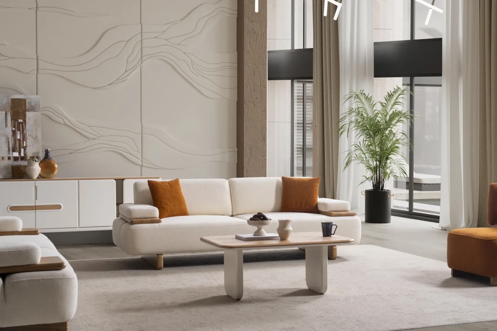 Lisa Koltuk Takımı - Kiremit