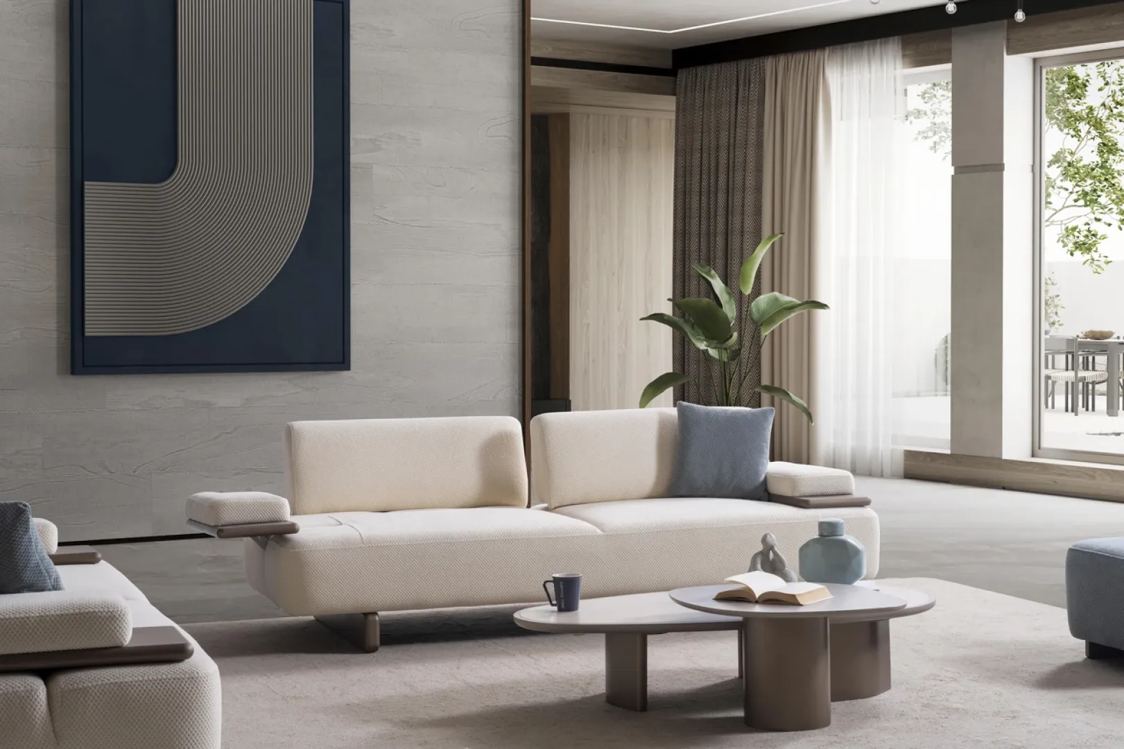 Lisa Koltuk Takımı - Mavi